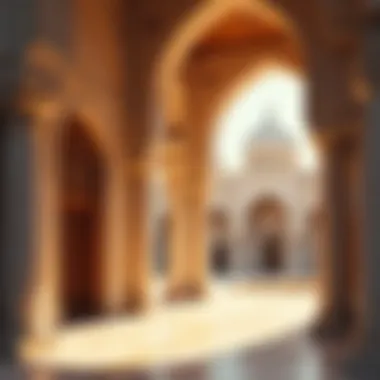 Cultural Motifs in the Interior of Al Ketbi Building Interior details reflecting cultural motifs within Al Ketbi Building
