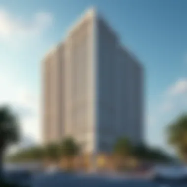 Architectural Beauty of Al Moosawi Building Stunning exterior view of Al Moosawi Building