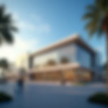 Modern Architecture of Bin Shabib Mall Exterior view of Bin Shabib Mall showcasing its modern architecture