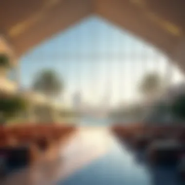 Conference Facility in Dubai Silicon Oasis Interior view of a modern conference facility in Dubai Silicon Oasis, designed for international events