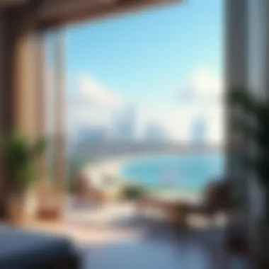 Breathtaking Balcony Views at Adagio Premium Stunning view of The Palm from a balcony at Adagio Premium