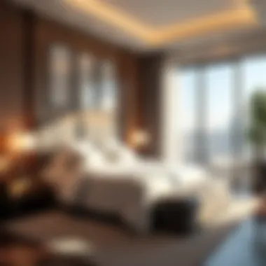 Luxurious Bedroom Suite Experience Sophisticated bedroom suite featuring premium amenities