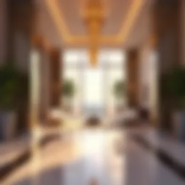 The Elegant Lobby of Adagio Premium Luxurious lobby of Adagio Premium showcasing modern design