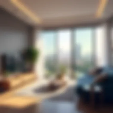 Modern Living Spaces in Bin Shabib Area Stylish interior of an apartment near Bin Shabib Mall