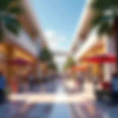 Vibrant Shopping Areas Inside Bin Shabib Mall Interior layout of the mall highlighting its vibrant shopping areas