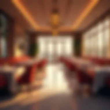 Elegant Interior of a Fine Dining Restaurant Elegant interior of a fine dining restaurant