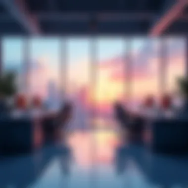 Vibrant Business Environment Inside East Coast Building Interior shot of a workspace within the East Coast Building reflecting a vibrant business environment