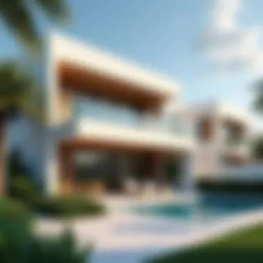 Luxury Residence Architecture Architectural detail of a luxury residence in Jaddaf Views