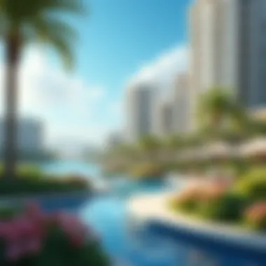 Scenic Location of Riviera Residences in Dubai Scenic location of Riviera Residences with proximity to Dubai attractions