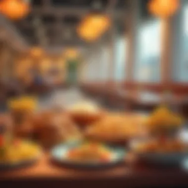 Culinary Delights at Jebel Ali Mall Dining area with a variety of cuisines at the Mall