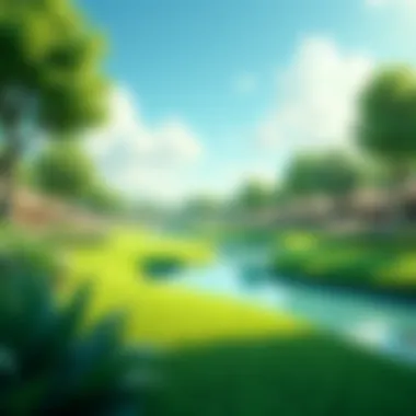 Lush Green Landscapes of the Meadows Lush green landscapes of the Meadows community