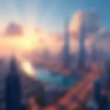 Stunning Dubai Skyline from Wasl Opal Breathtaking views of Dubai skyline from Wasl Opal