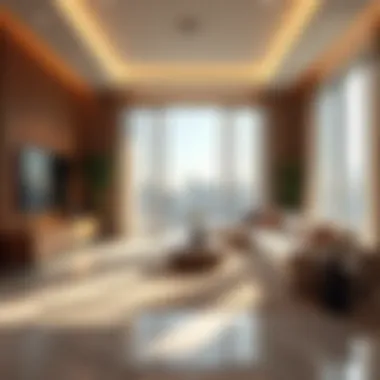 Elegant Interiors of Wasl Opal Residences Stylish interior design highlighting the elegance of Wasl Opal
