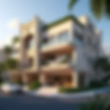 Charming Facade of Five Crowns Al Barsha Elegant exterior view of Five Crowns Al Barsha