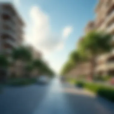 Developing Majan Area Surrounding Majan One Residences The surrounding Majan area, highlighting its development and investment potential.