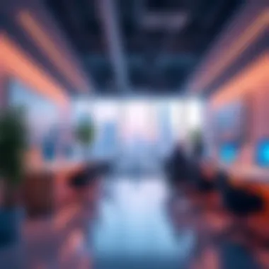 Innovative Collaborative Workspace in Media City A collaborative workspace that fosters innovation in Media City