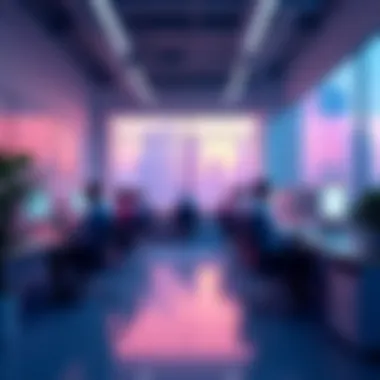 Innovative Workspace in Software Development Innovative workspace environment in a software company